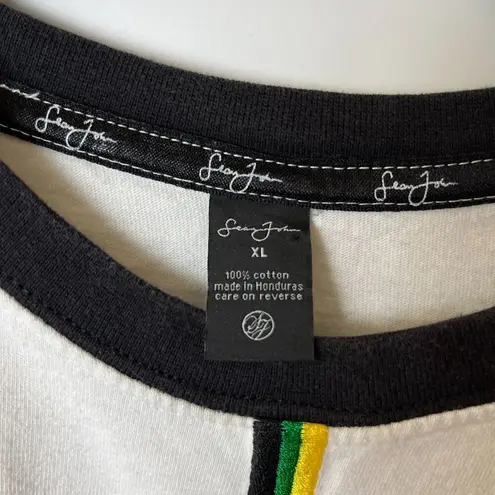 Sean John T Shirt Vintage Y2K 2XL XXL White Graphic Tee