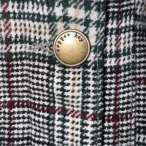 Copper Key  Plaid Trucker Jacket  Faux Sherpa Collar‎ Warm Winter Coat thumbnail 11