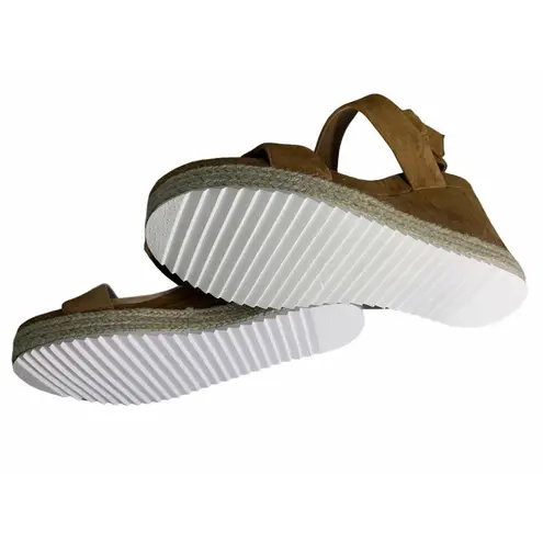 Caslon Jillien Wedge Sandal brown 9M NEW $100