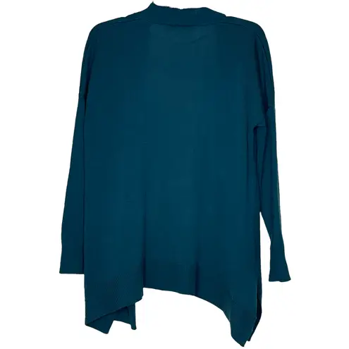 Ann Taylor Loft Womens Open Sweater Size XS Green Wool Blend Long Sleeve