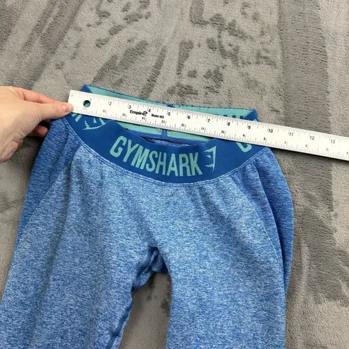 Gymshark  Leggings Womens Size Small Logo Seamless Gym Activewear Outdoors Blue