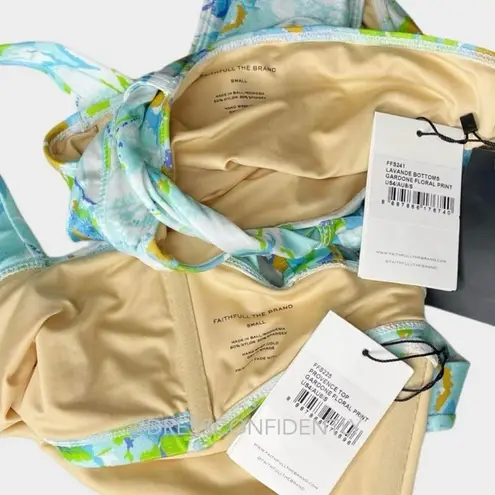 Faithfull the Brand Set Provence Top & Lavande Bottom, Gardone Floral, S/US4