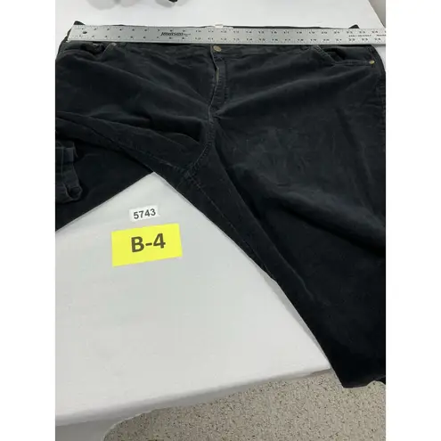 Woman Within Womans Black Courdory Pants Size 26 W Tall