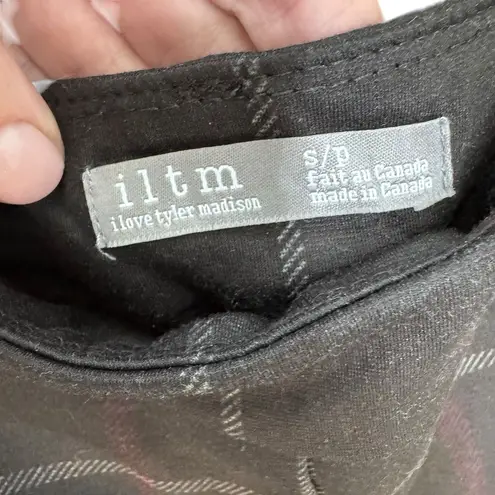 iltm I Love Tyler Madison Plaid High Rise Pull On Skinny Pants | Women's S Red