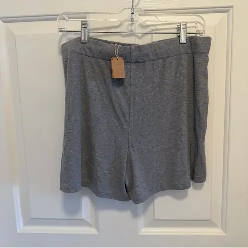 SKIMS Soft Lounge Short Sleep Set in Heather Grey Size Large