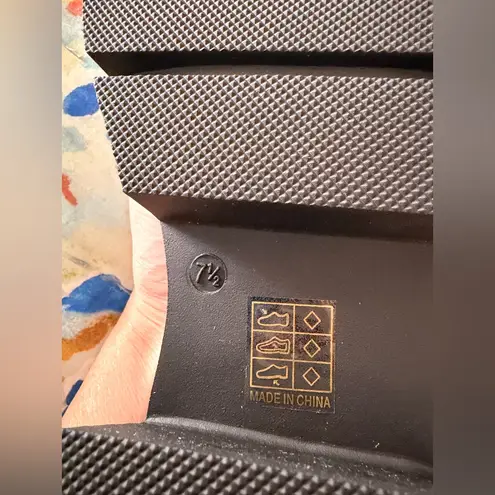 SHUSHOP 7.5 Trixie Loafer Mules Slides Clogs NIB Black