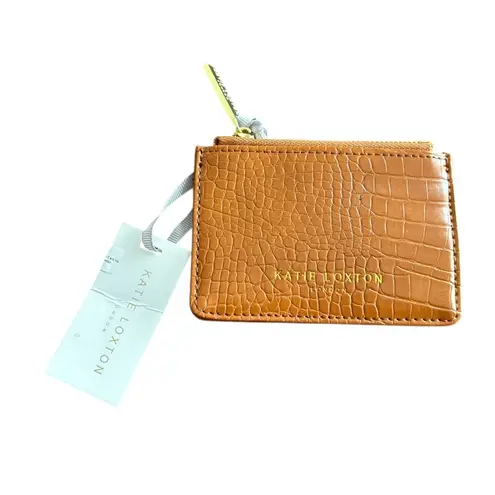 Katie Loxton Women's Brown Crocodile Print Card Holder Wallet