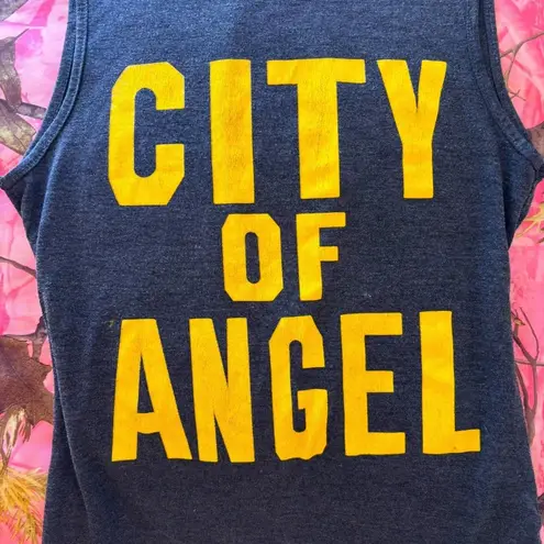 Aviva y2k vintage 2000s " city of angel " los angeles letter print sleeveless tank top