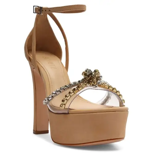 Schutz Women's Jayda Ankle Strap Platform High Heel Sandals