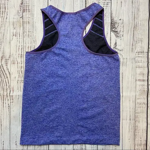 F&F  Heather Purple Run Racerback Tank Top.