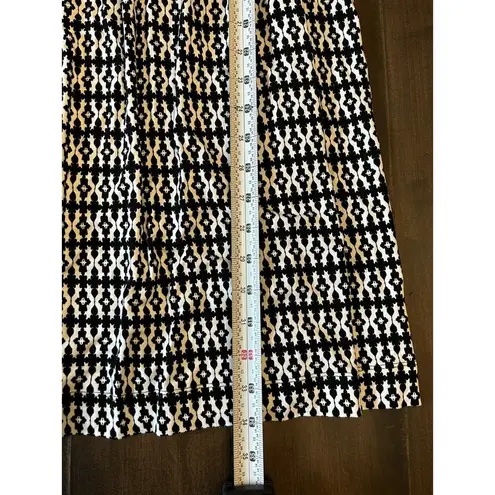Soma Soft Jersey Short Dress Size Small Stretchy Black White