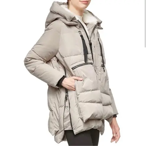 Orolay Duck Down Hooded Puffer Jacket Black Size XS