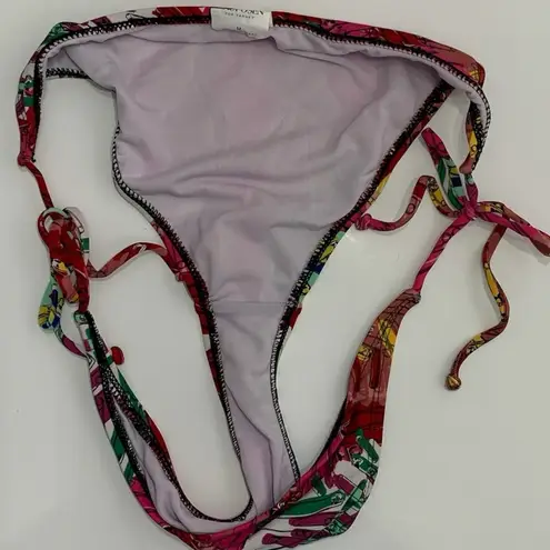 Zac Posen for Target Multi Colored Safety Pin Bikini XL Top Medium Bottom