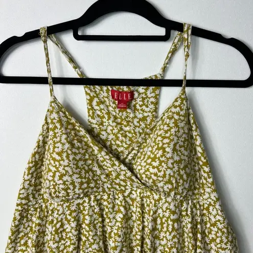 Elle floral layered tank top padded top women’s size XL