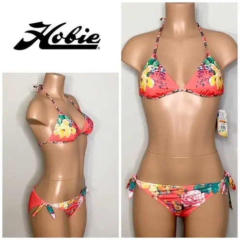 Hobie FLORAL BIKINI SET. S/L. New