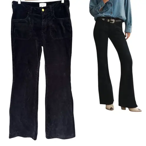 Pilcro The Icon Corduroy Flare Mid-Rise Jeans SIZE 30"