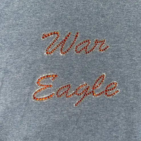 Auburn Tigers Shirt Womens Large Boxercraft Girl War Eagle Blue SS T