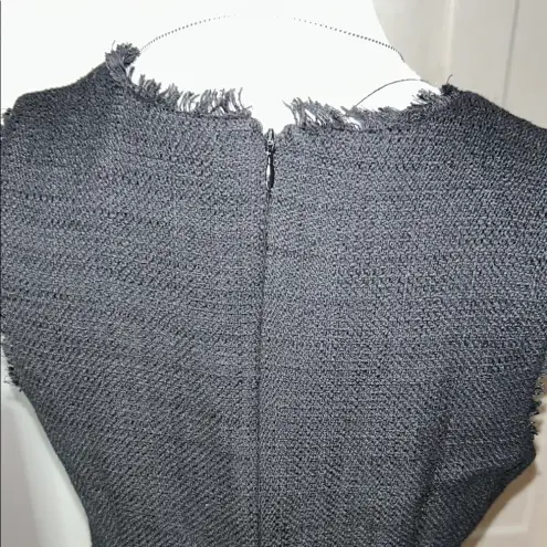 Karl Lagerfeld Black Sleeveless V-Neck Sheath Dress