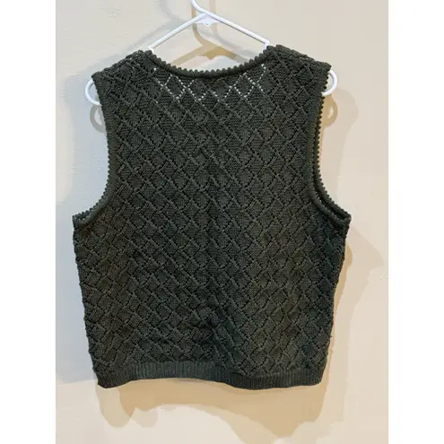 Astrifa Cardigan Sweater Size XL German Pure New Wool Solid Green Best Textured