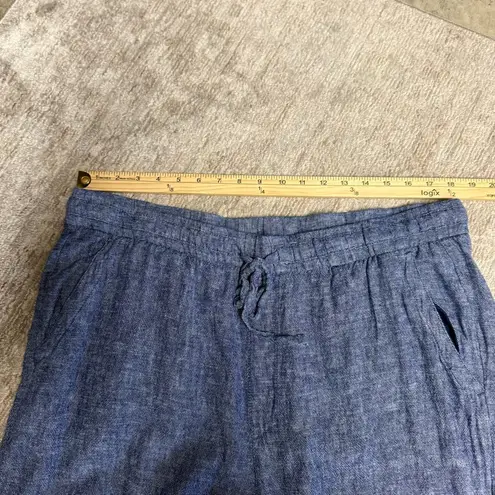 Old Navy Chambray XL Tall Linen Wide Leg Pants