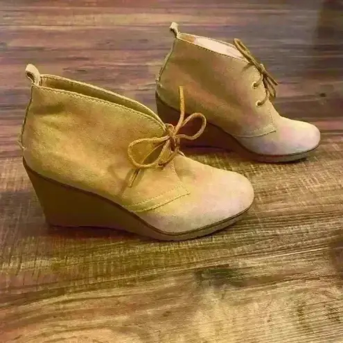 Sperry  Harlow Wedge Chukka Bootie Tan‎ Sz 8.5