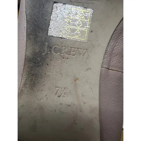 J. Crew Flats Womens Light Pink Ballerina Shoes with Bow Size 7.5