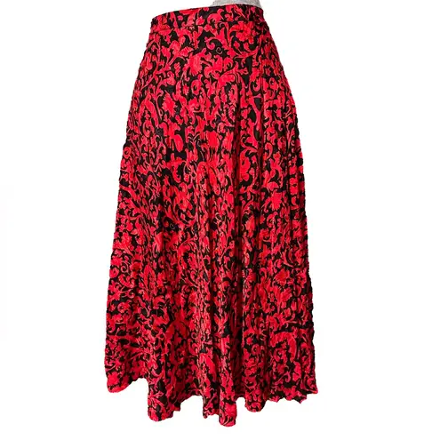 Maggy London ®BY JEANNENE BOOHER 100% Silk 2 Piece, Skirt and Top, 80’s Vintage