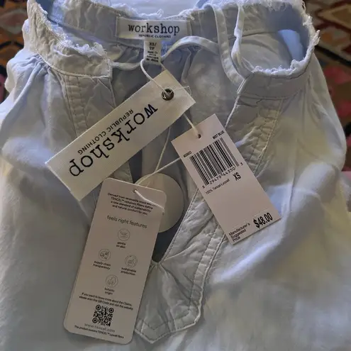 Workshop V-neck sleeveless shirt lightweight casual classic lounge resort boho