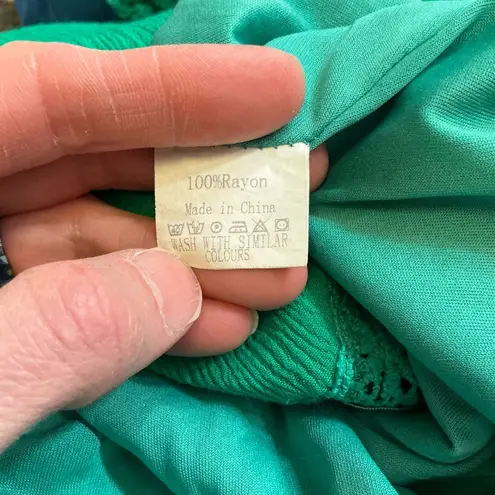 Zanzea bright green hippie chic bell sleeve blouse