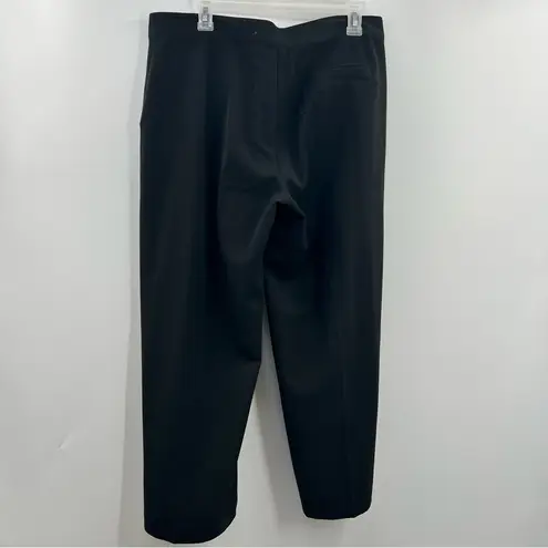 Clara Sun Woo wide leg trouser pants size L Large Black