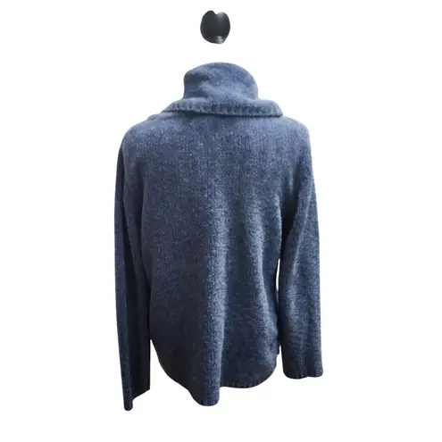 Outfit JPR Blue Acrylic Cowl Neck Long Sleeve Knit Sweater Women's Large