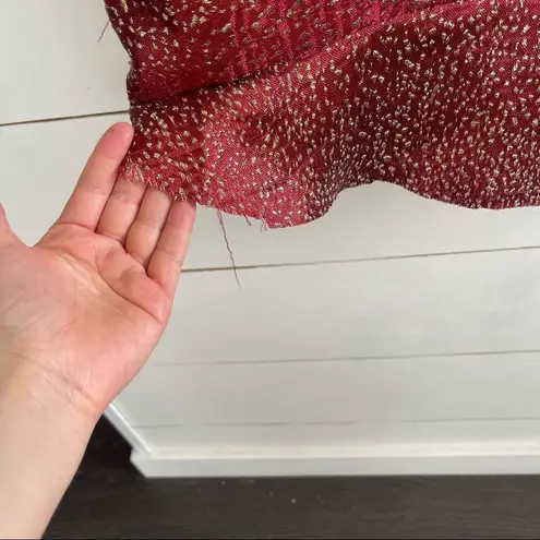 Monique Lhuillier ML Metallic Gown