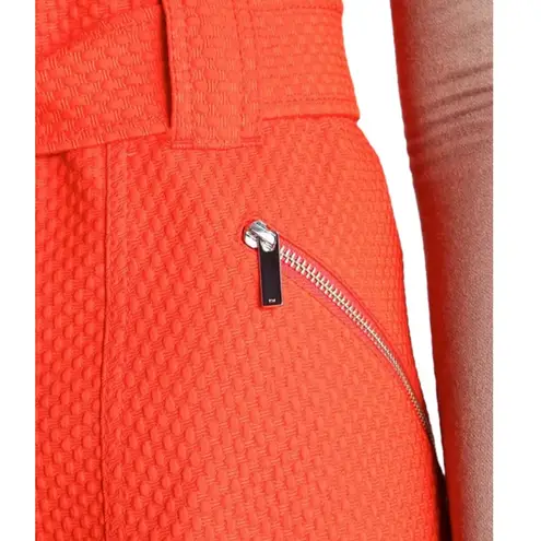 Karen Miller Karen Millen Orange Tie Waist Dress