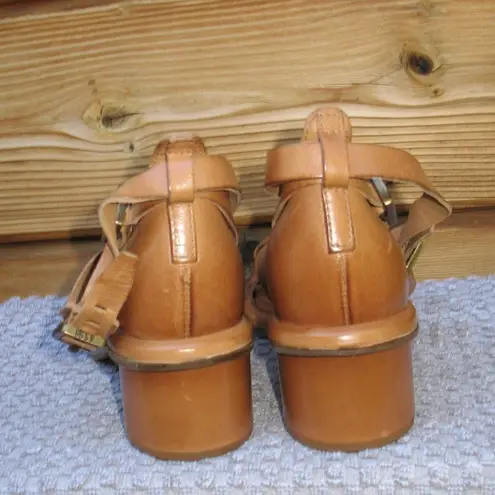 A.S.98 Lyndon Heeled Sandals Brown Size 7