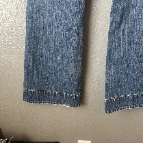 Jordache Vintage Y2K Style Flare Leg Jeans with Front Seam Detail