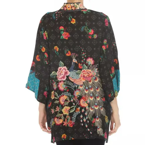 Johnny Was extremely heavily embroidered Harriet Short Kimono NWT RARE
