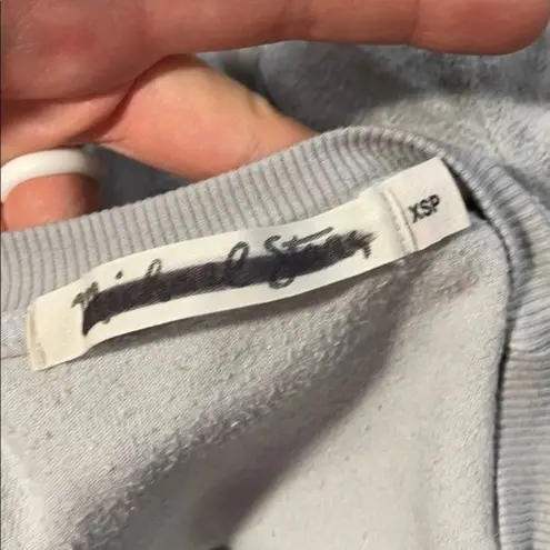 Michael Stars Terry Cloth Tee Size XS Petite Short Sleeve Gray Sz XSP