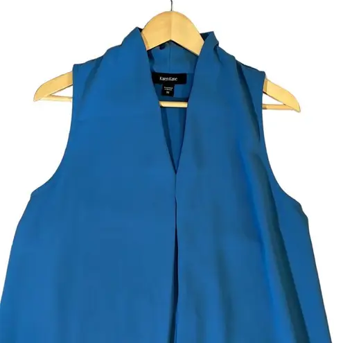 Karen Kane V-Neck Tunic Flowy Sleeveless Top Size Medium