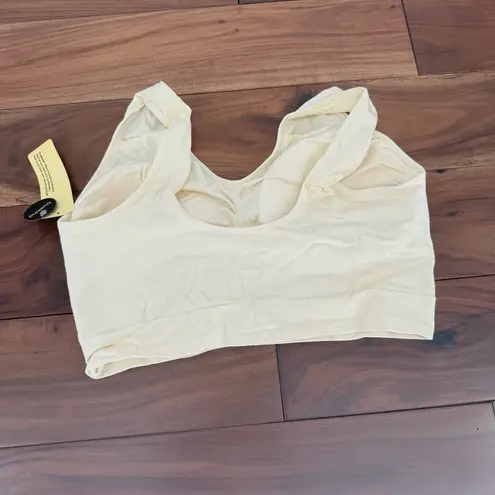 truekind Everyday Throw on Wireless Bralette Light Beige Comfort Stretch 2XL Tan Size undefined