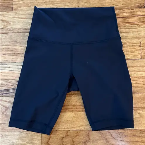 Lululemon  Bike Shorts Sz4 with Bonus American Apparel SzM Mock Neck Midriff Top