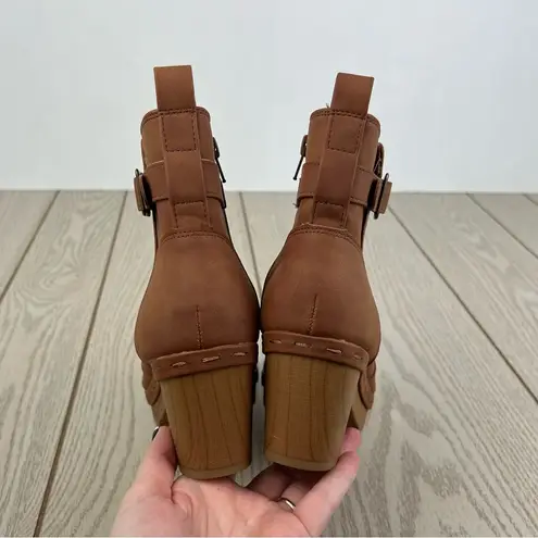 Style & Co. Women's Toryy Clog Buckle Booties 7M Cognac NB $70 Tan Size 7