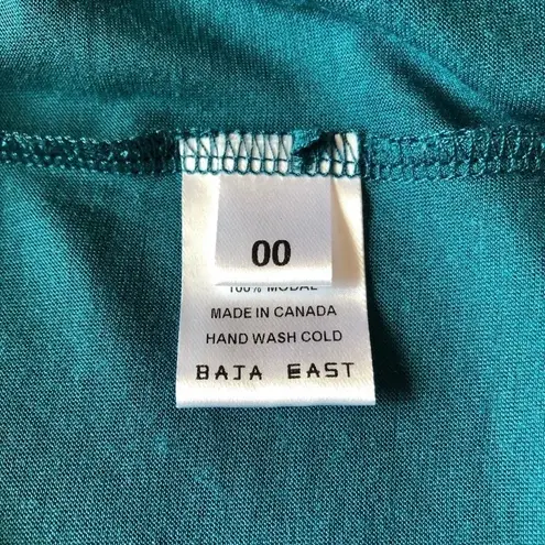 Baja East 100% Modal Short-sleeve Lagenlook Maxi Dress Size X-Small