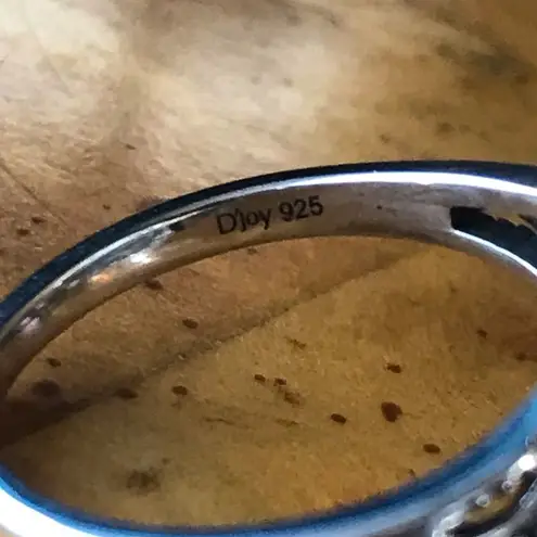 Sleeping Beauty Turquoise White Buffalo Sterling Silver Ring Size 8