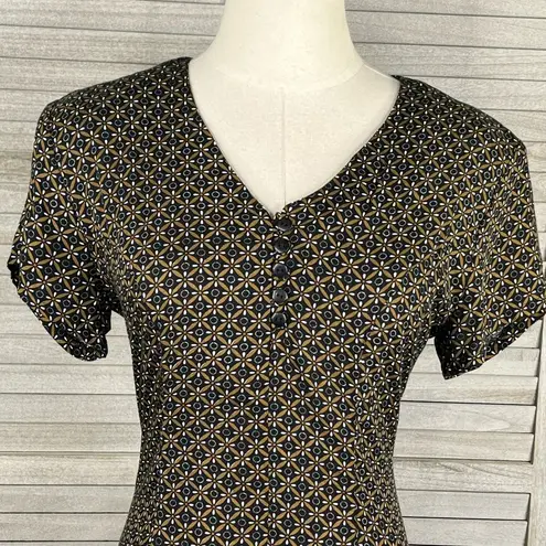 B.T. EXPRESS Vintage 90's Romper Brown/Multi Pattern