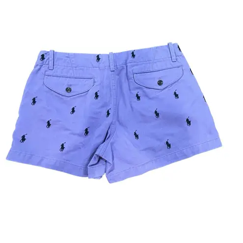 NWT Ralph Lauren Sport Purple SHORTS Size 4 Embroidered PONIES PONY NEW