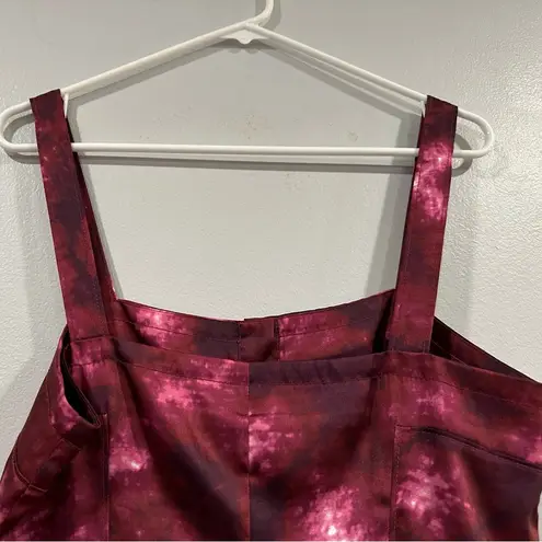 Cinq à Sept Cinq a Sept Pink Tie Dye Alexa Satin Midi Dress 8