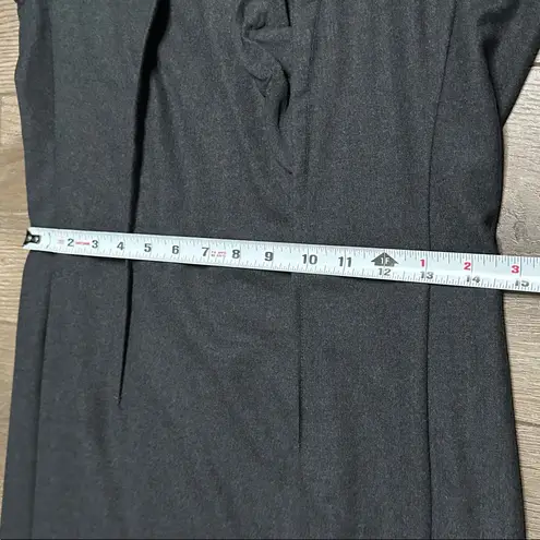 Miu Miu Gray Wool Classic Short Sleeve Dress Size 38