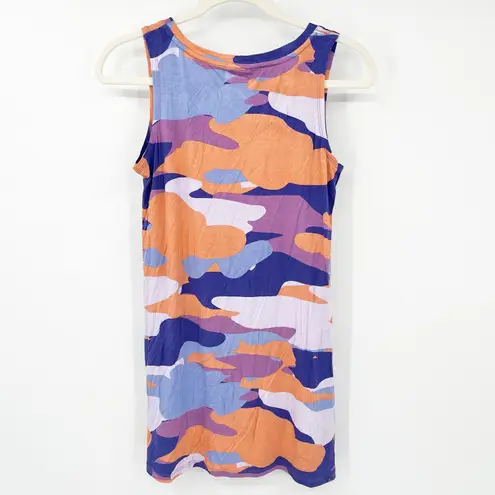 LOGO By Lori Goldstein Womens Bundle Lot (2) Floral Blouse & Camo Tank Top XS