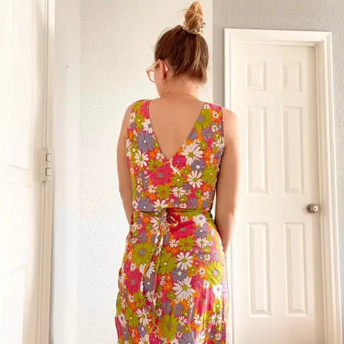 Peppermayo  70’s Floral Audrey Vintage Slip Dress