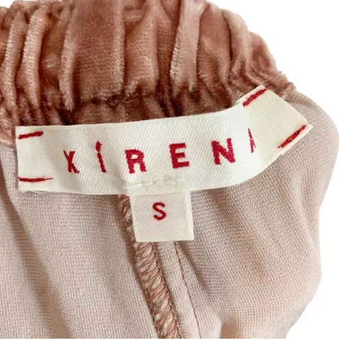 Xirena Dash Velvet Lounge Jogger Pants Size Small Pink